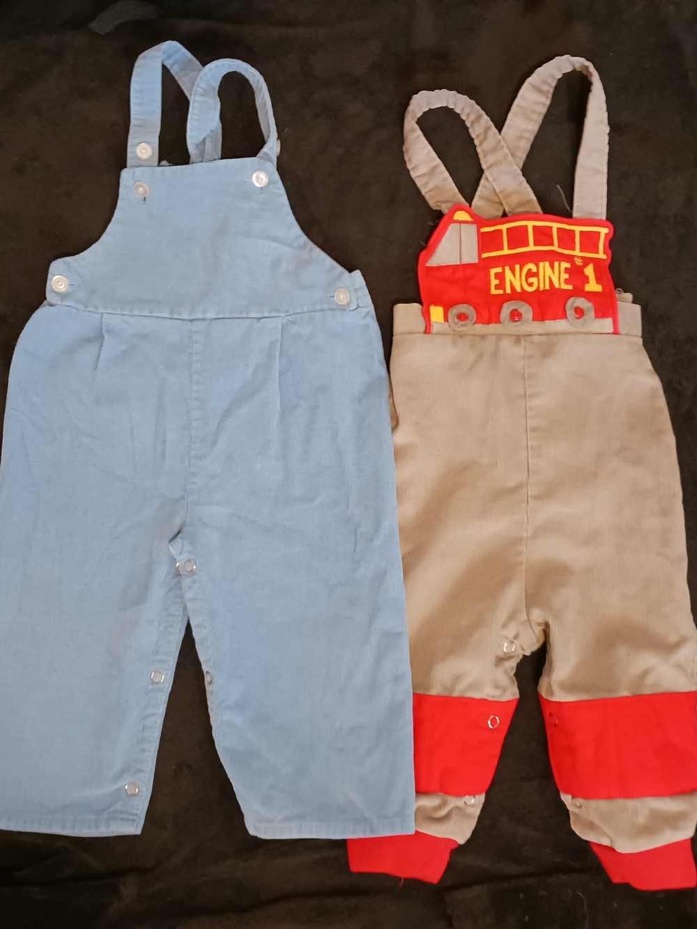 Vintage 90's Kids Overalls Set